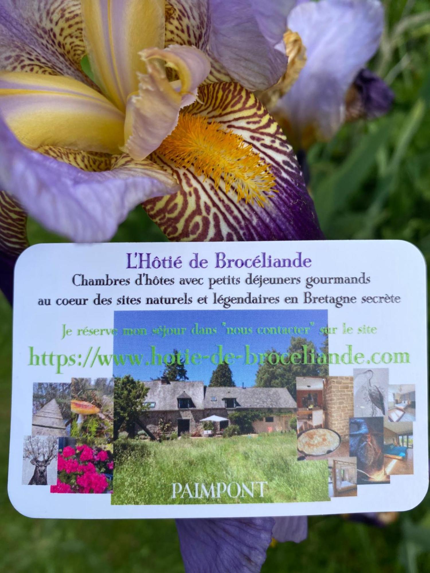 L'Hôtié de Brocéliande Acomodação com café da manhã Paimpont Exterior foto